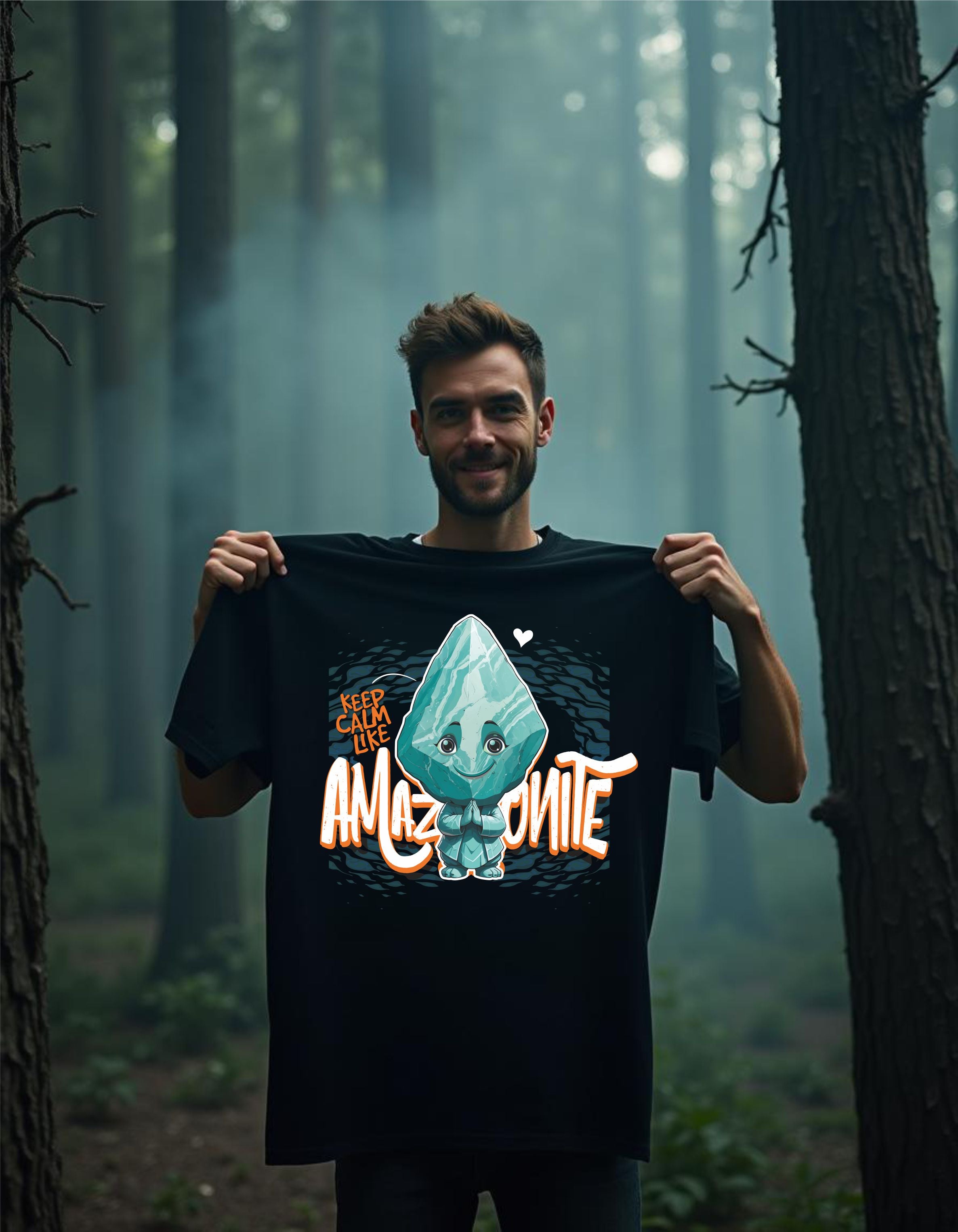 T-Shirt | Herren | Motiv:KEEP CALM LIKE AMAZONITE