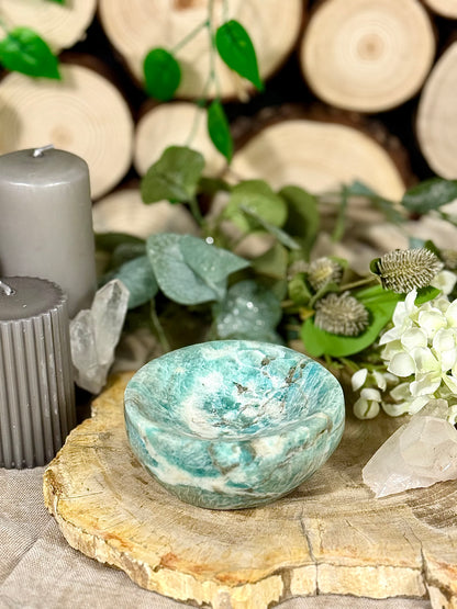 Fundstück Nr. A8 | Amazonit Set - Die Kugel & die Schale