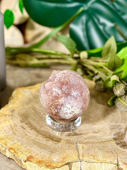 Fundstück Nr. PA5 | Pink Amethyst Kugel