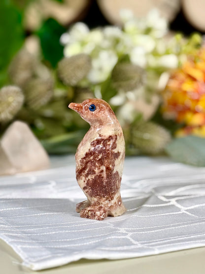 Fundstück Nr. SPECK34 | Kleiner Pinguin aus Speckstein