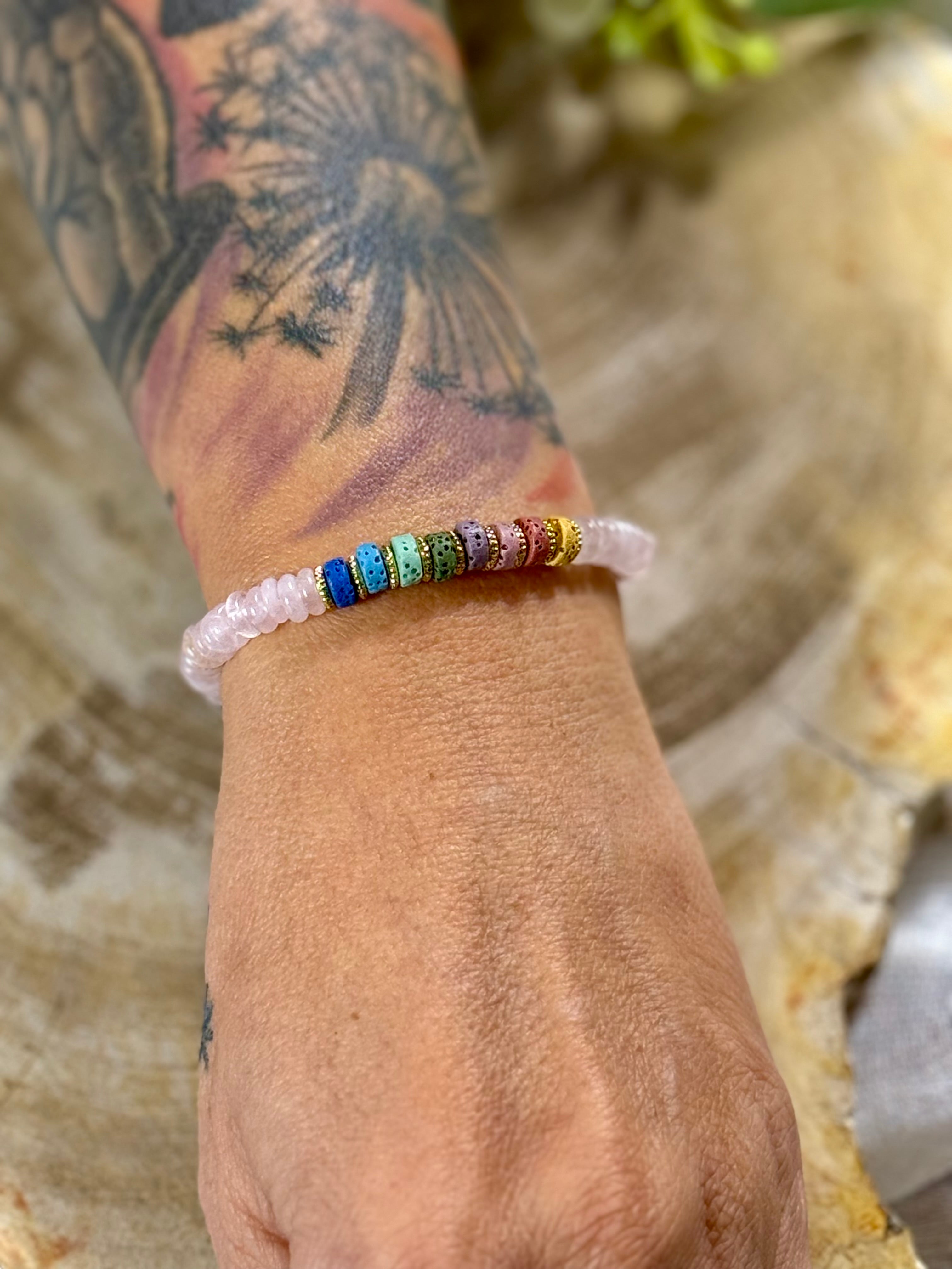 Chakra | Armband (Rosenquarz)