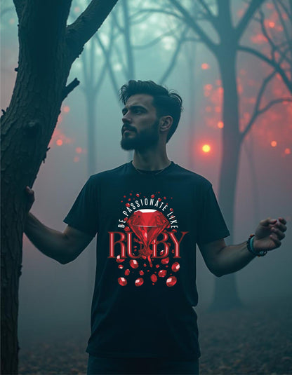 T-Shirt | Herren | Motiv: BE PASSIONATE LIKE RUBY