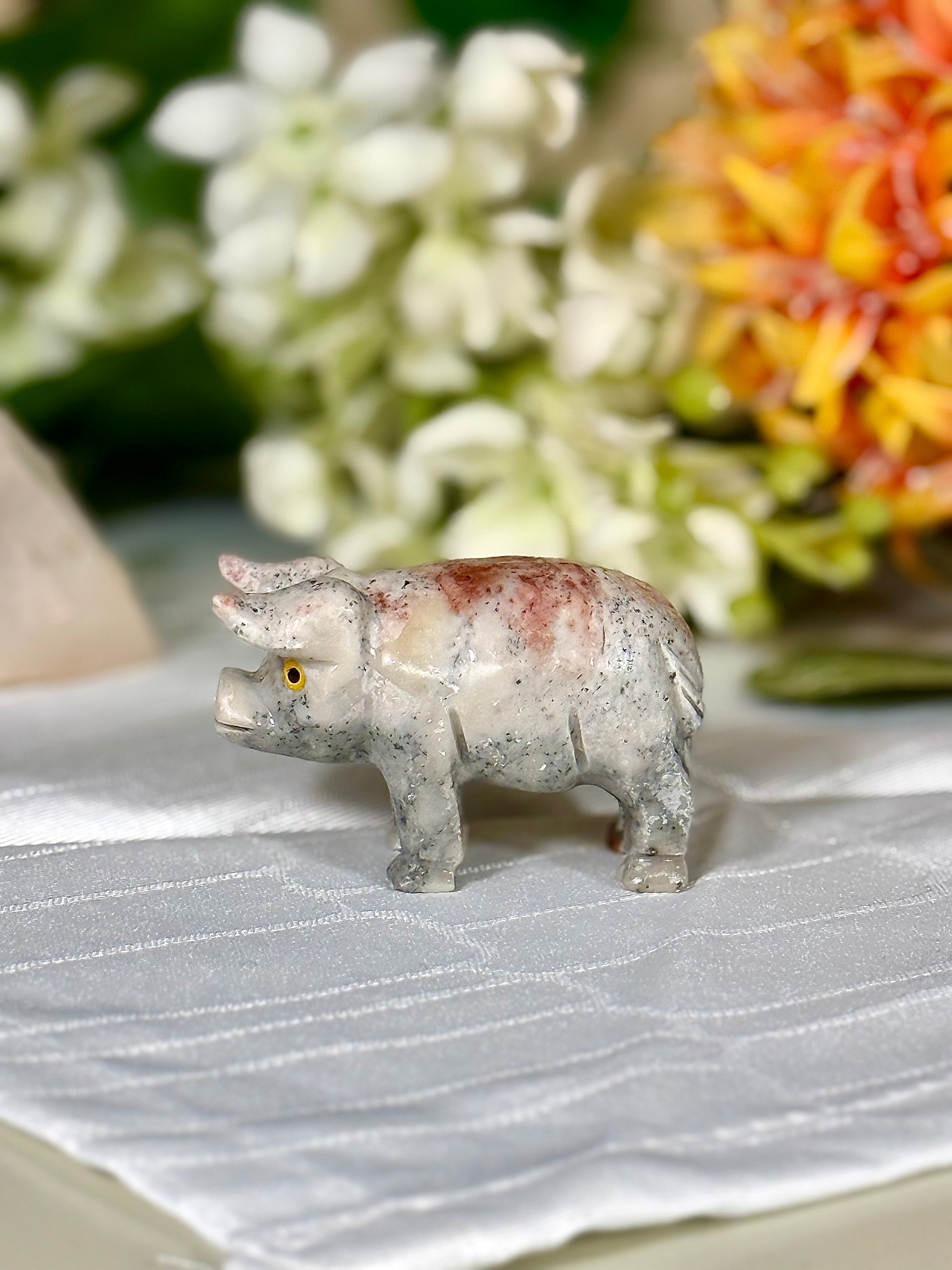 Fundstück Nr. SPECK11 | Kleines Schwein aus Speckstein