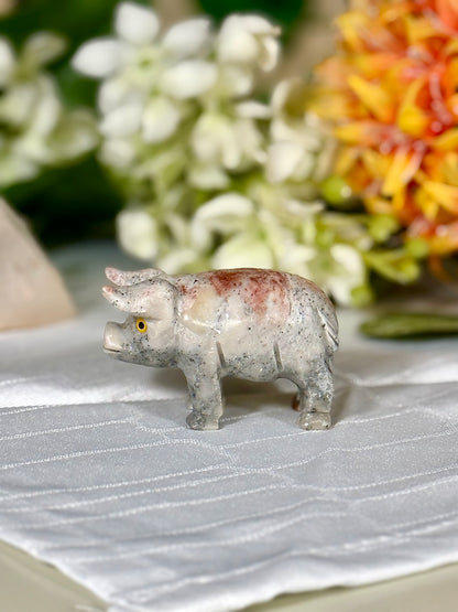 Fundstück Nr. SPECK11 | Kleines Schwein aus Speckstein