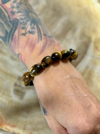 Tigerauge | Armband (Freiform) große Steine