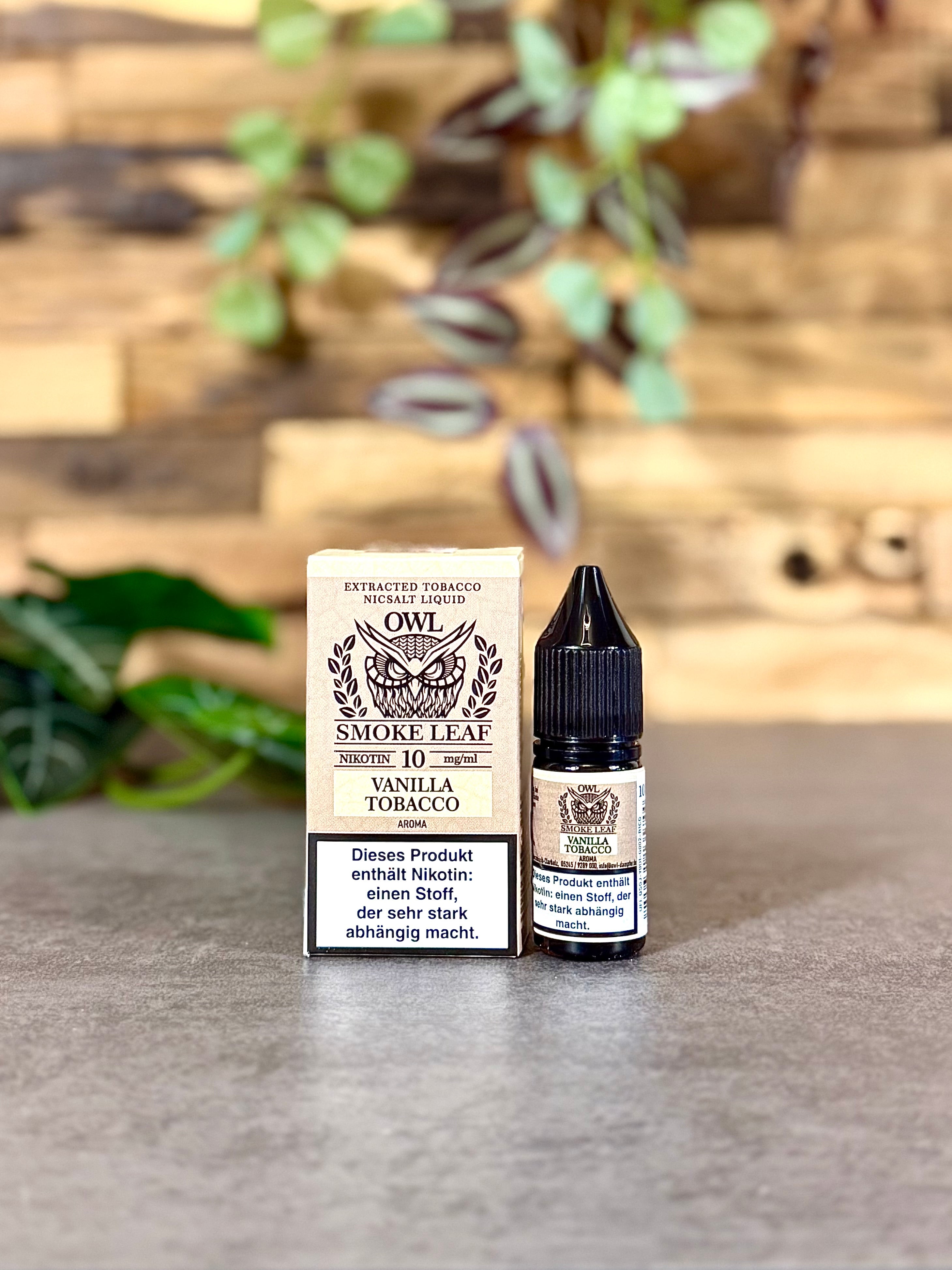 Tabak Liquid | Vanille Tabak | 10mg | 10ml