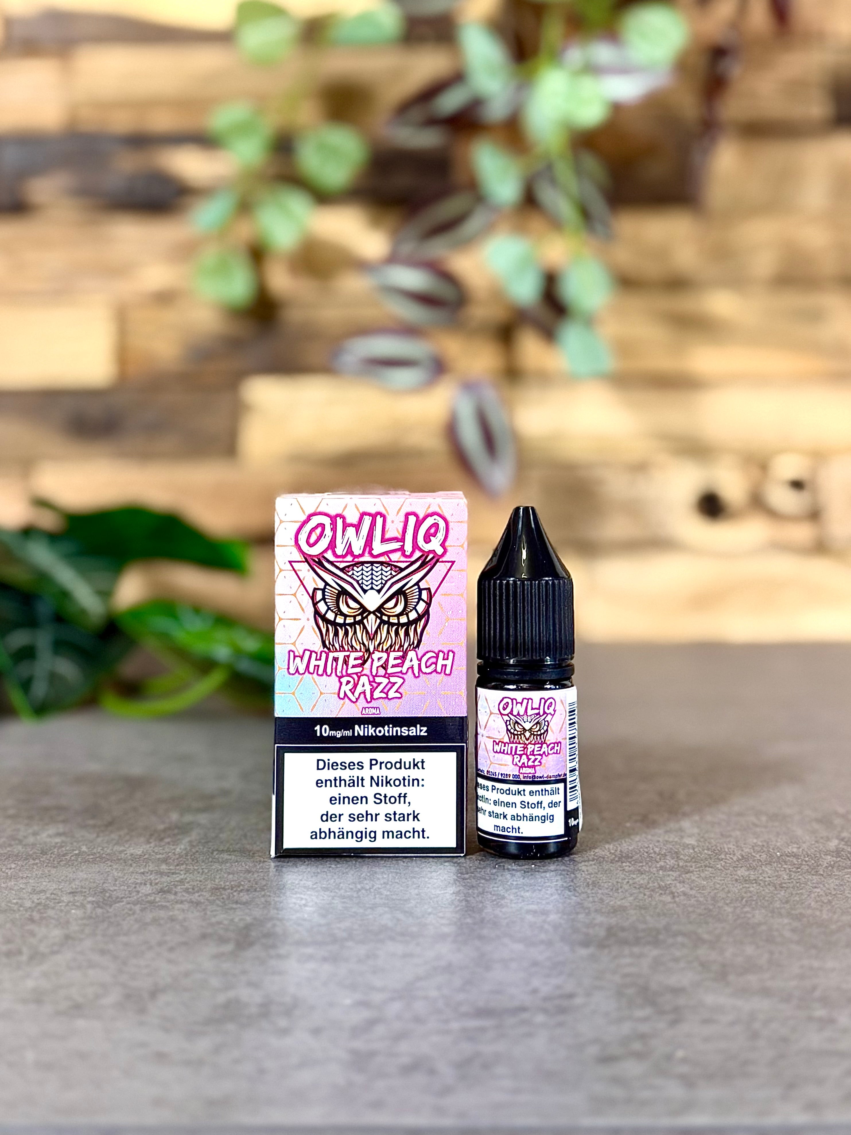 Liquid | Weißer Pfirsich mit Himbeeren (Razz) | 10mg | 10ml