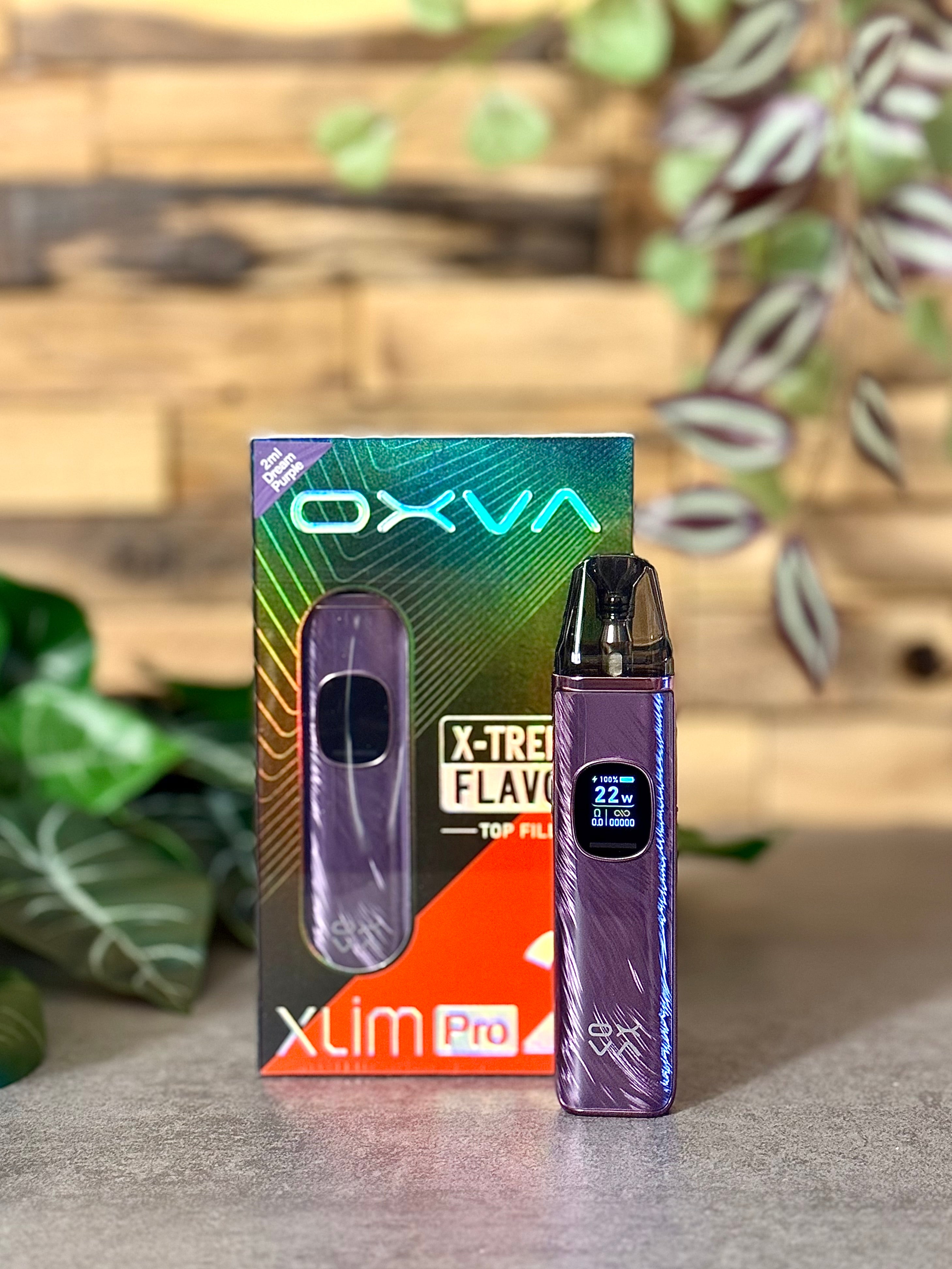 Die Oxva Xlim Pro 2 | Lila gebürstet - ein Neuanfang im magischen Licht der Veränderung.