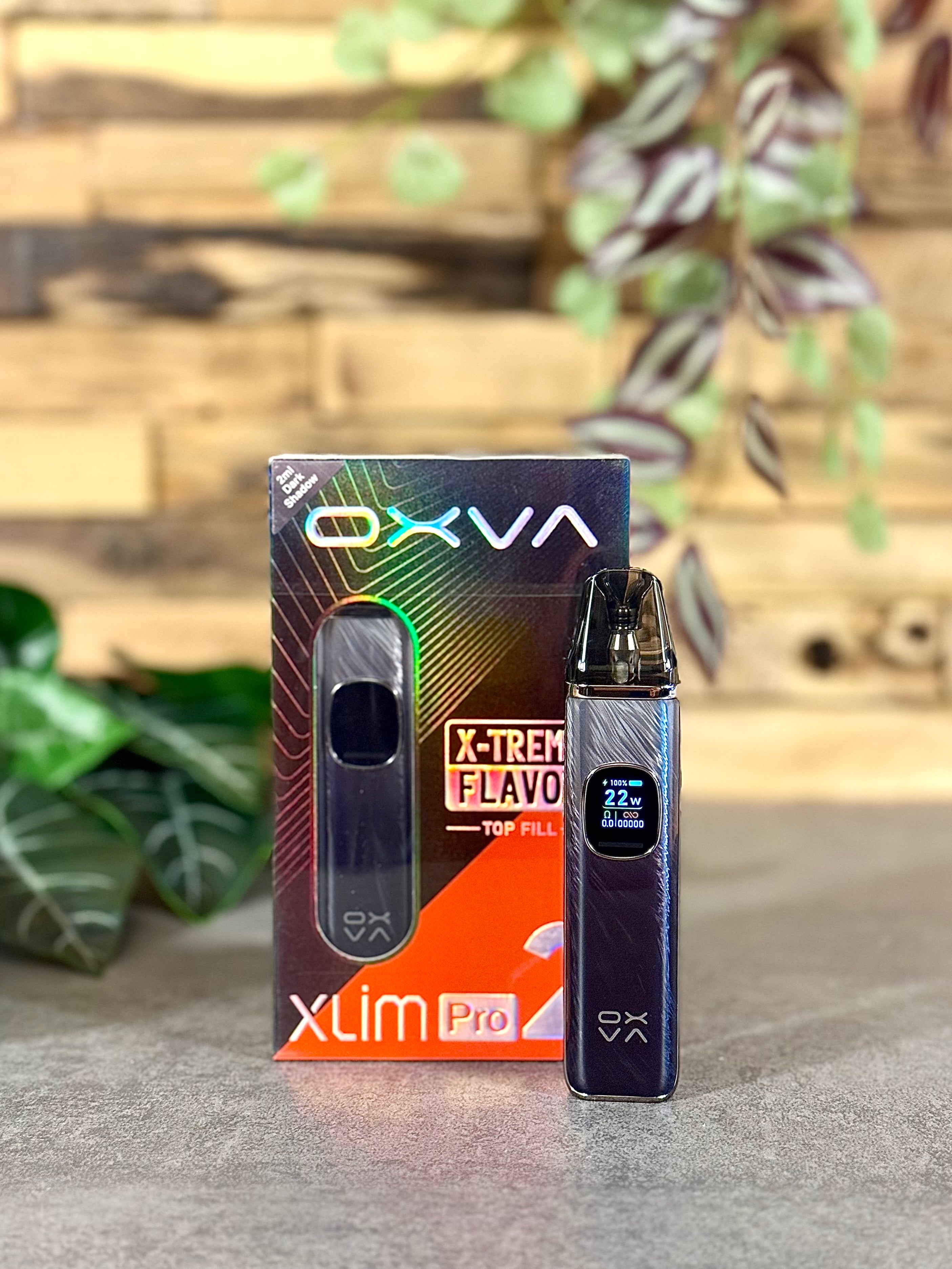 Die Oxva Xlim Pro 2 | Schwarz-Silber gebürstet - klarer Schnitt mit der Vergangenheit.