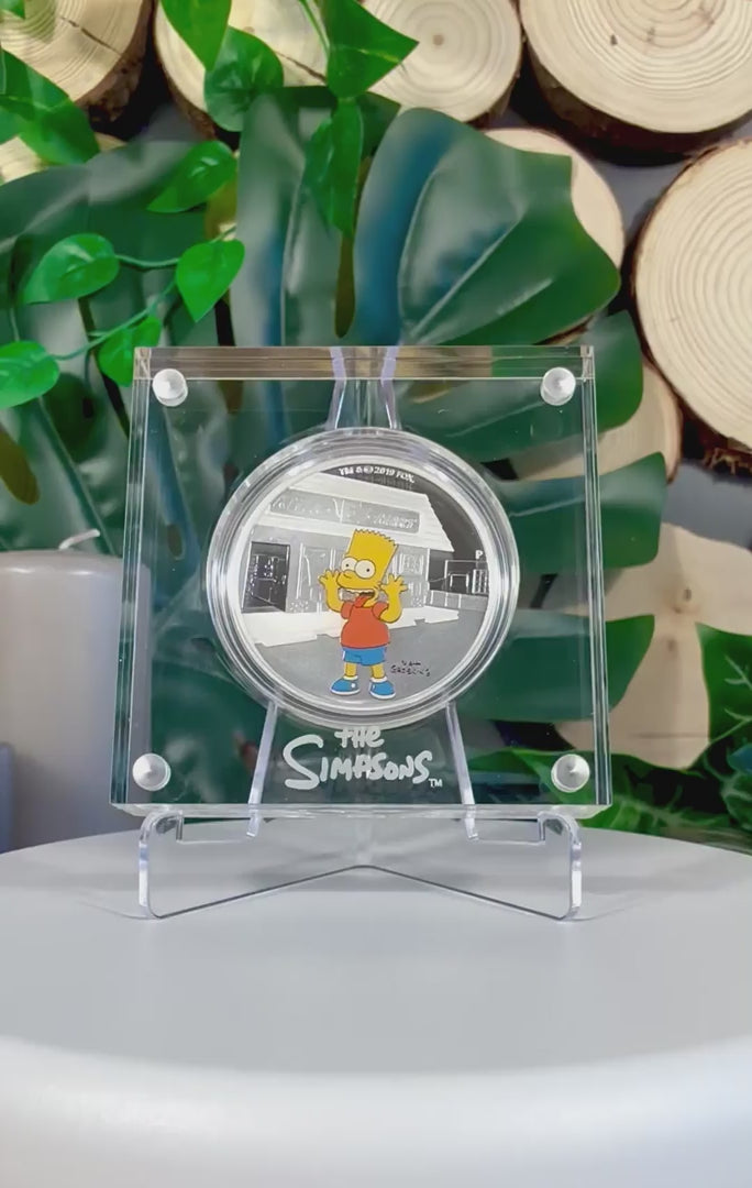 Fundstück Nr. 210 | Bart Simpson | 1 oz Silber Münze