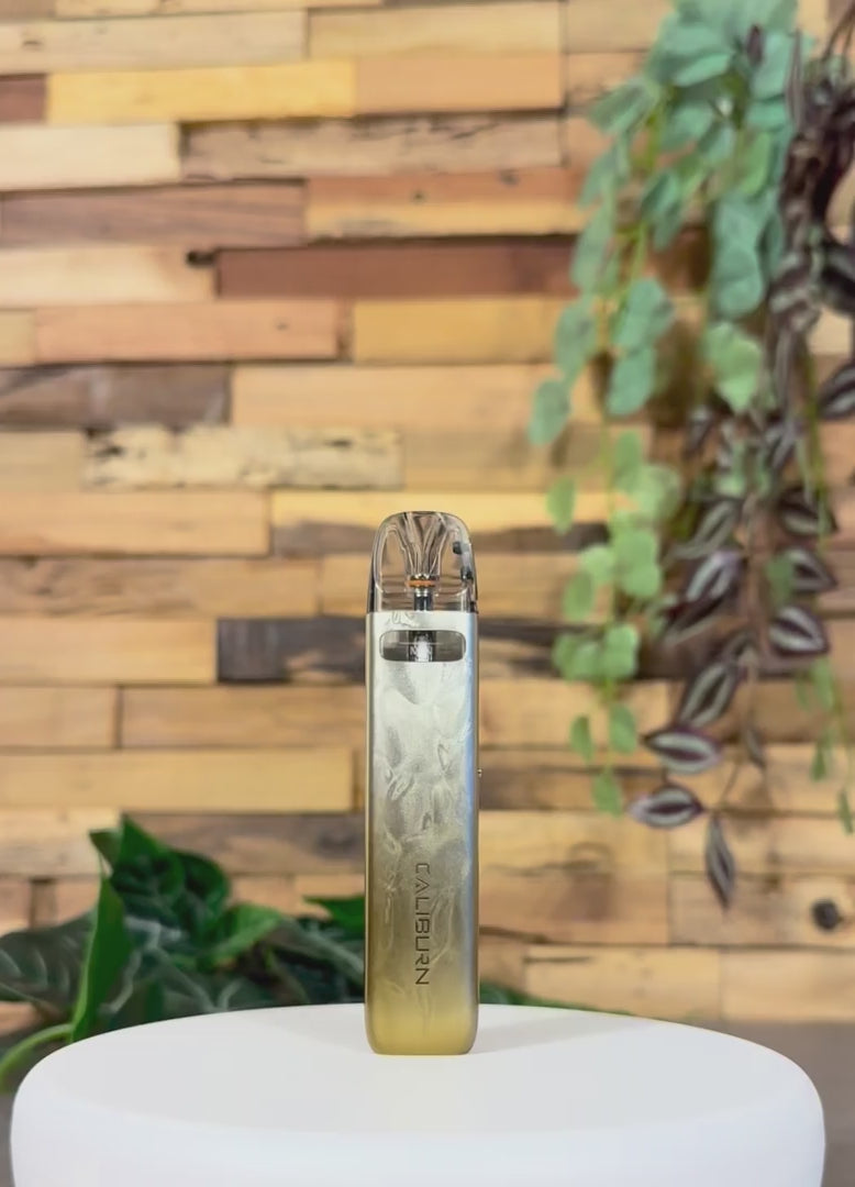 Die Uwell Caliburn G4 Mini | Gold - dein glänzender Sieg über den Tabak.