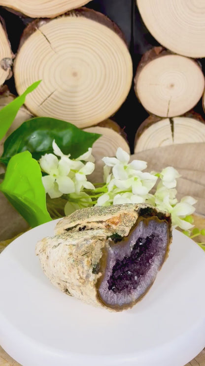 Fundstück Nr. 333 | Achat trifft Amethyst - das Beste aus zwei Welten.