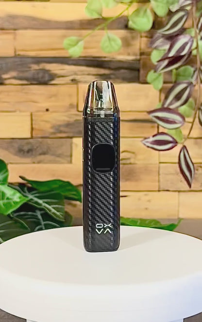 Die Oxva Xlim Pro 2 | Schwarz-Carbon - so kompromisslos wie dein Cut mit Tabak.
