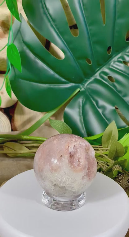 Fundstück Nr. PA5 | Pink Amethyst Kugel