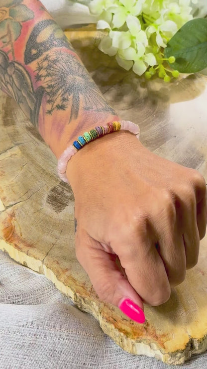 Chakra | Armband (Rosenquarz)