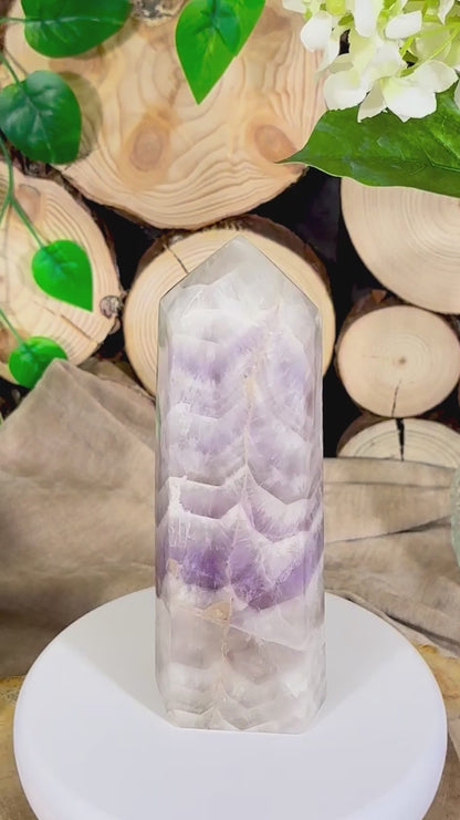 Fundstück Nr. 1 | Chevron-Amethyst Freiform - geschliffen, aber nicht glattgebügelt
