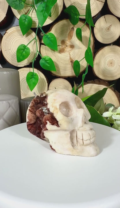 Fundstück Nr. PA18 | Pink Amethyst Totenkopf