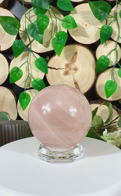 Fundstück Nr. R7 | Rosenquarz Kugel
