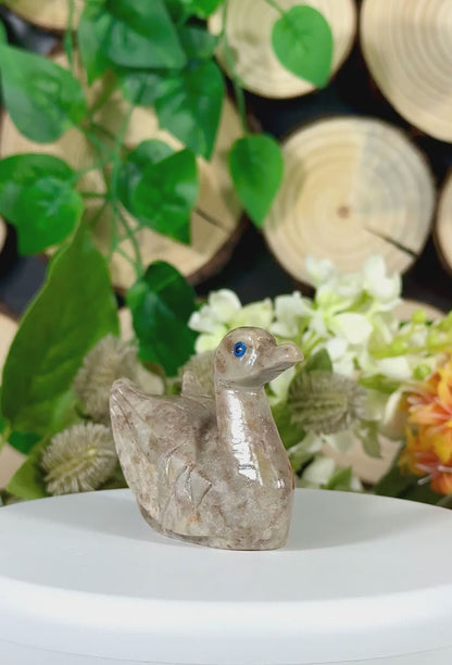 Fundstück Nr. SPECK17 | Kleine Ente aus Speckstein