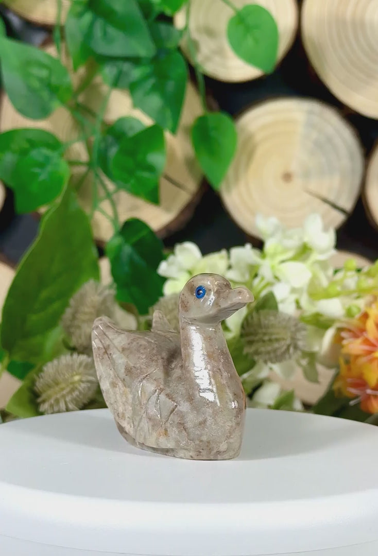 Fundstück Nr. SPECK17 | Kleine Ente aus Speckstein
