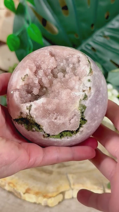 Fundstück Nr. PA6 | Pink Amethyst Kugel
