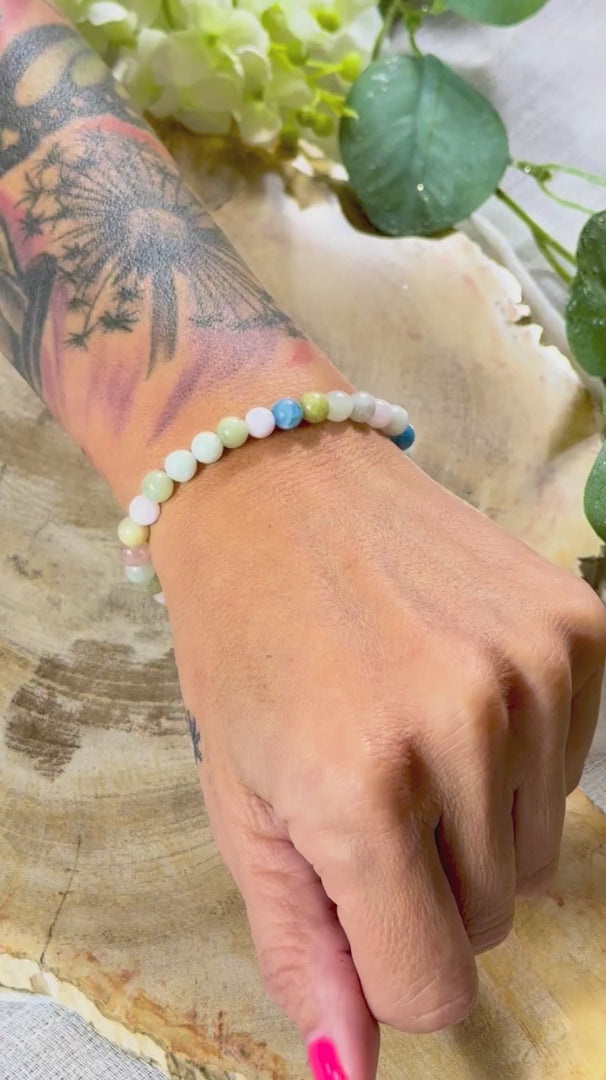 Beryll | Armband (rund) 6mm